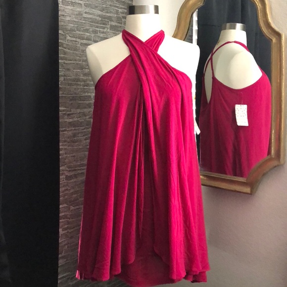 🎉HP🎉 FREE PEOPLE Star Crossed Fuchsia Pink Dress - Picture 6 of 8